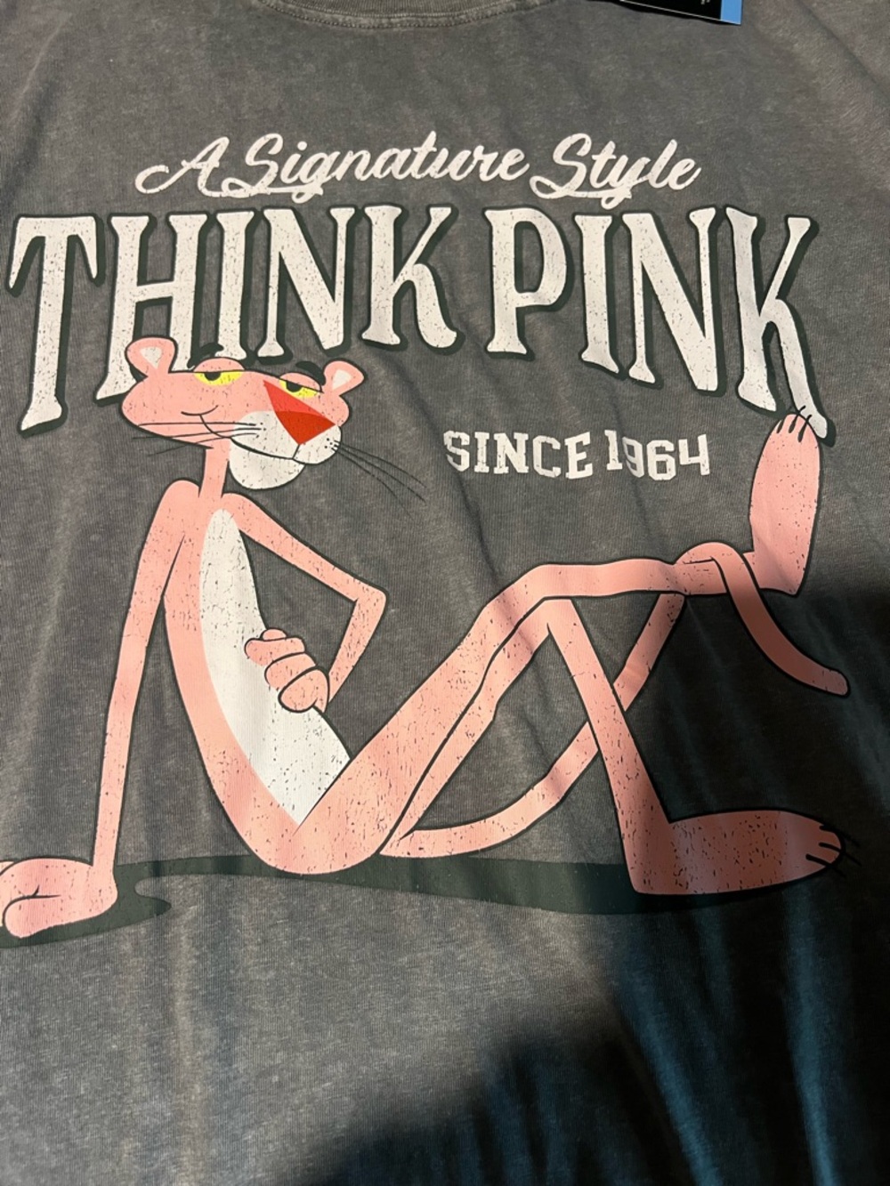 Think Pink Pink Panther Graphic Tee - Women Short Sleeve